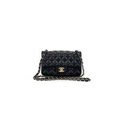 Chanel Mini Classic Flap Lambskin Black Bag - Jiaxyk